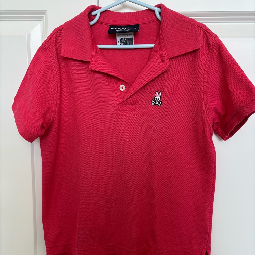 Psycho Bunny Kids Red Polo Shirt